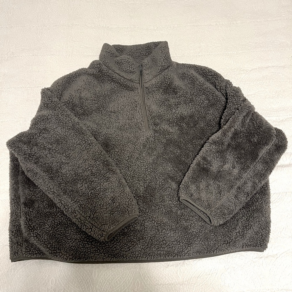 H&M Quarter Zip Sherpa Fleece